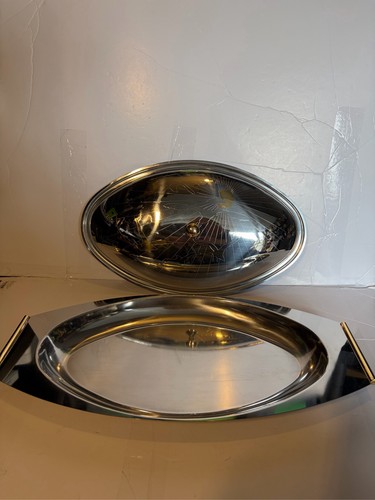 Alessi stainless steel serving - alessi,