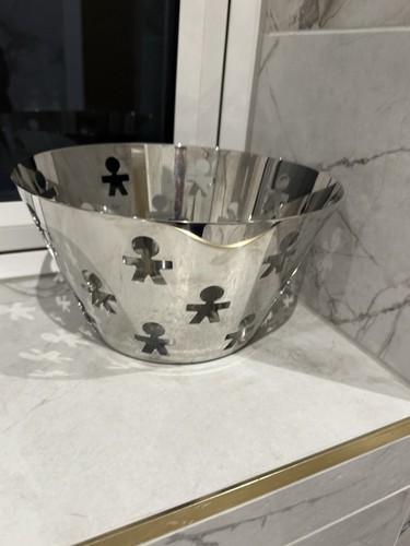 Alessi silver fruit bowl